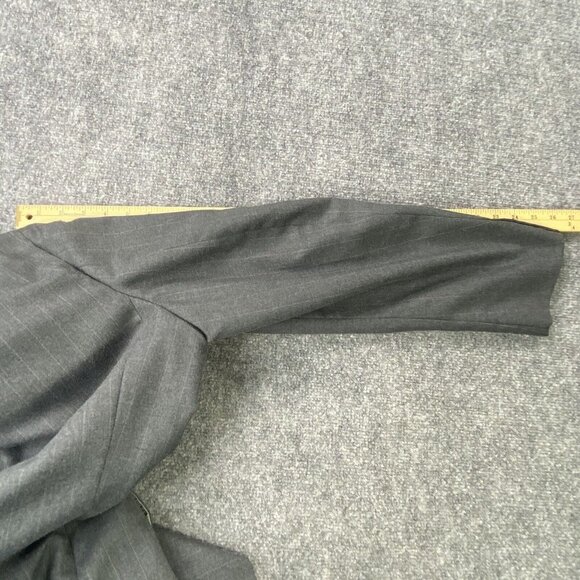 Vintage Donald Brooks Blazer Mens 44R Gray Pinstripe Wool ACWA Union USA 60s 70s - Picture 11 of 15